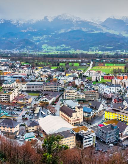 Downtown Vaduz Liechtenstein